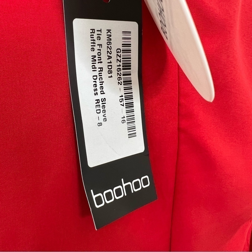 BOOHOO Red Dress - Picture 4 of 8
